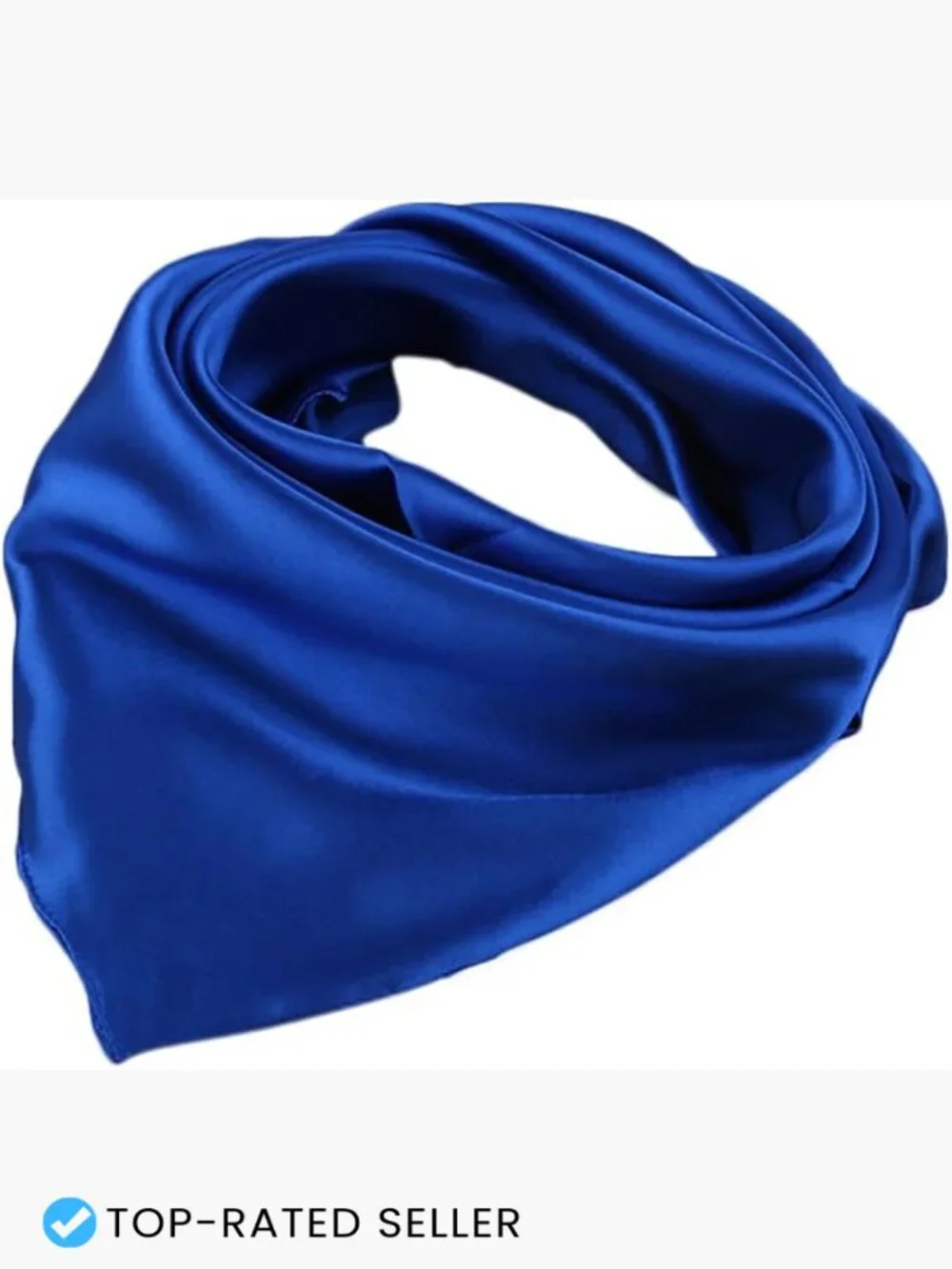 Women's Silk Charmeuse Square Scarf Lightweight Chic